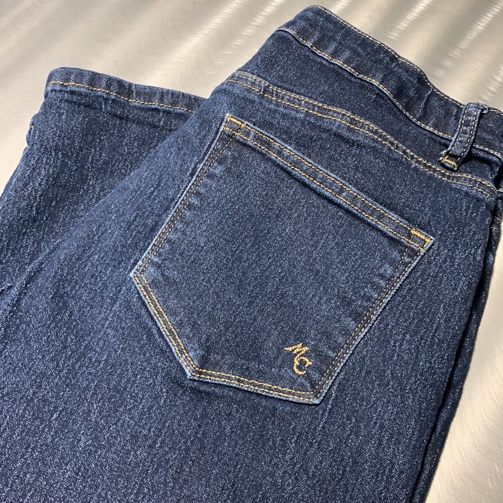 Modcloth Striated Wash Blue Jeans Size 12